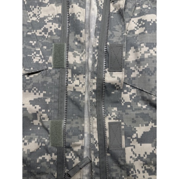 US Army Combat Military Mens Medium Short ACU Field Jacket Digital Camouflage - Picture 6 of 10